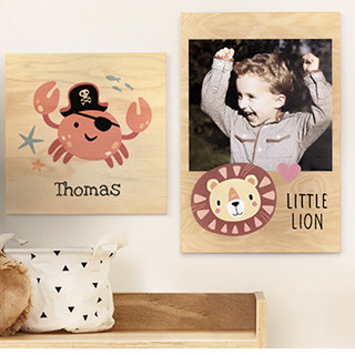 Photo sur bois