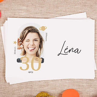 Carte d'anniversaire personnalisée